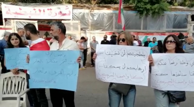 (فيديو) كلمة الوقفة التضامنية مع واصف الحركة أمام خيمة حراك النبطية