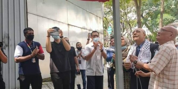 افتتاح شارع فلسطين في قلب العاصمة كوالالمبور