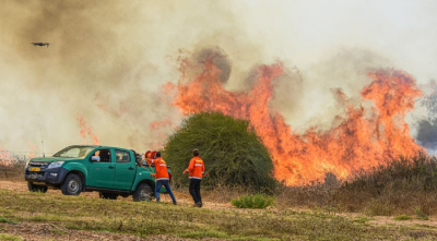 الحرائق مستمرة.. وصفارات الإنذار تدوي في &quot;سديروت&quot;