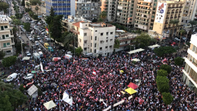 دور &quot;الشيوعي&quot; في احتجاجات الحراك الشعبي في صيدا (فيديو)