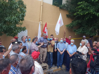 كلمة الأمين العام للحزب الشيوعي اللبناني حنا غريب في الذكرى 38 لانطلاقة &quot;جمول&quot;