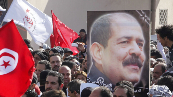 تونس... مسيرة حاشدة في الذكرى الثامنة لاغتيال شكري بلعيد...