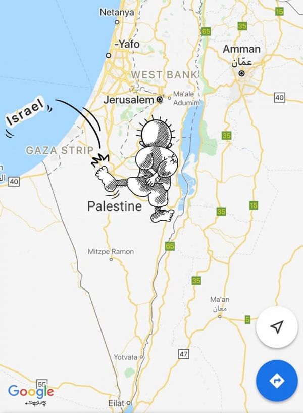 &quot;فلسطين الهوية والجغرافيا&quot;.. حملة إلكترونية رافضة لحذف اسم فلسطين عن خرائط غوغل