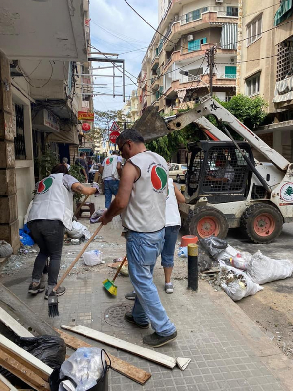 &quot;النجدة الشعبية&quot; تواصل أعمال الإغاثة في الأشرفية