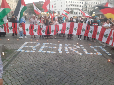 "من برلين سلامٌ لبيروت".. وقفة تضامنية مع لبنان