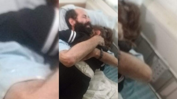 بعد 91 يوما ًمن الإضراب.. تقى تلتقي بأبيها الأسير الفلسطيني ماهر الأخرس