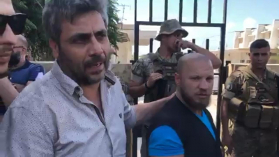 اعتصام امام كهرباء قاديشا احتجاجاً على انقطاع التيار