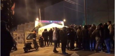 اعتصام أمام شركة كهرباء قاديشا في البحصاص احتجاجاً على التقنين