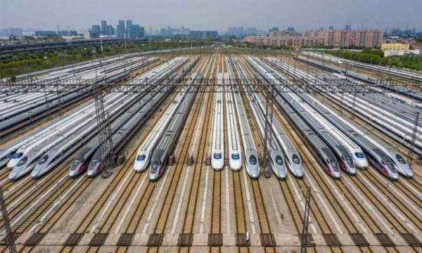 إطلاق قطار شحن صيني-أوروبي جديد من "جينهوا" إلى "كييف"