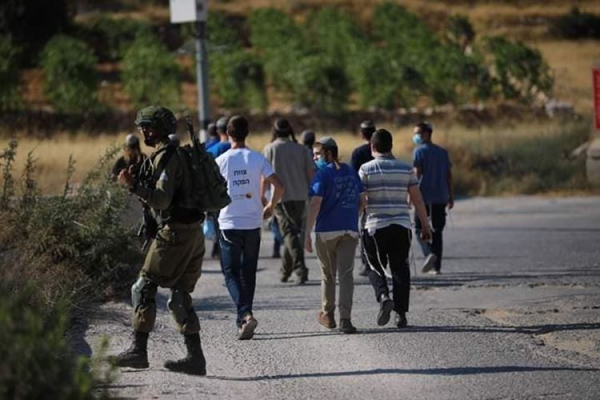 المواطنون يتصدون لهجوم المستوطنين في قلقيلية