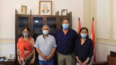 أسامة سعد يستقبل وفداً من كتلة اليسار في البرلمان الأوروبي