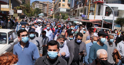 تظاهرة شعبية لحراكي النبطية وكفررمان ضد الفساد (فيديو)