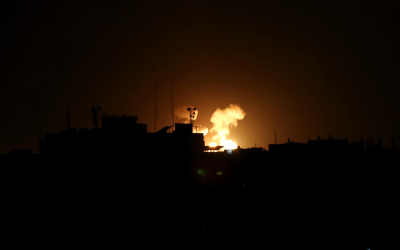 شهيد وإصابة بقصف صهيوني شرق غزة