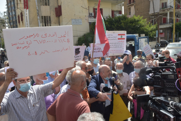 اعتصام للجان المستأجرين امام قصر العدل