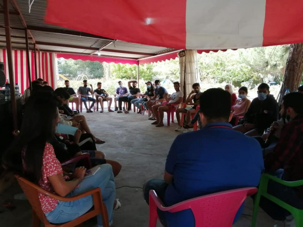 قطاع الشباب والطلاب في "الشيوعي" يختتم مخيمه الحواري السنوي الأول