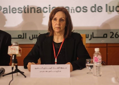 د.ماري الدبس للهدف: توحيد اليسار الفلسطيني لبنة أولى لحشد الطاقات ومواجهة التطبيع