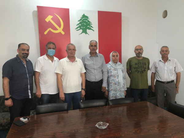 وفد قيادي من "الجبهة الشعبية" يزور مقر "الحزب الشيوعي اللبناني" في طرابلس