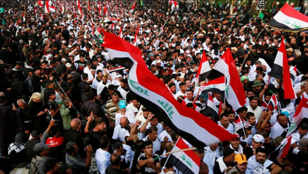 منتدى بغداد للثقافة والفنون: الشباب لن يتنازل عن حقوقه لإستعادة الوطن من يد الطغمة الفاسدة