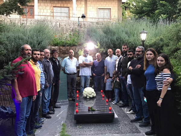 منظمة بتغرين تحيي ذكرى اغتيال الشهيد جورج حاوي