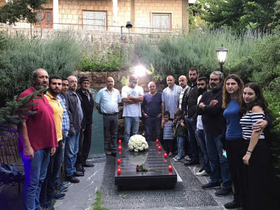 منظمة بتغرين تحيي ذكرى اغتيال الشهيد جورج حاوي
